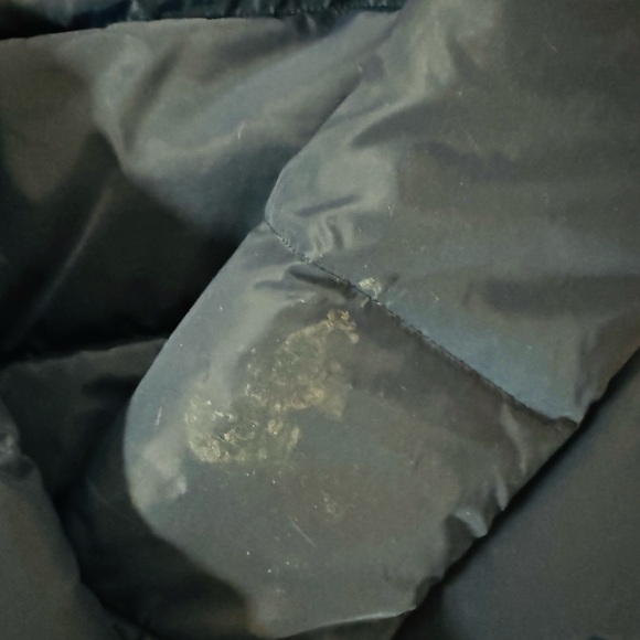 Vintage 70s Prime North Navy Blue Rainbow Stripe Ski Winter Down Jacket VGUC Sm - Picture 11 of 16